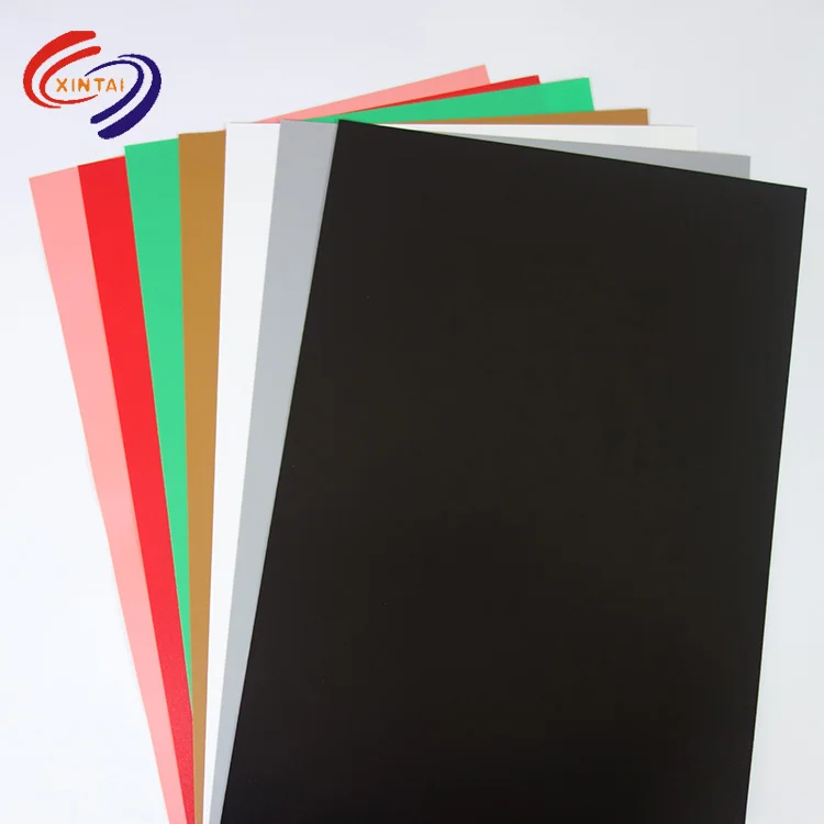 Customized A3 A4 A5 0.5mm 1mm Solid Color Polypropylene Sheet Frosted PP Sheet For Stationery Cover