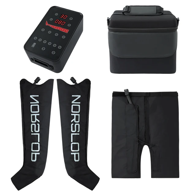 2021 new design  portable 5000 mAh lithium battery air compression boots recovery shoulder  leg massager   A01 sports recovery