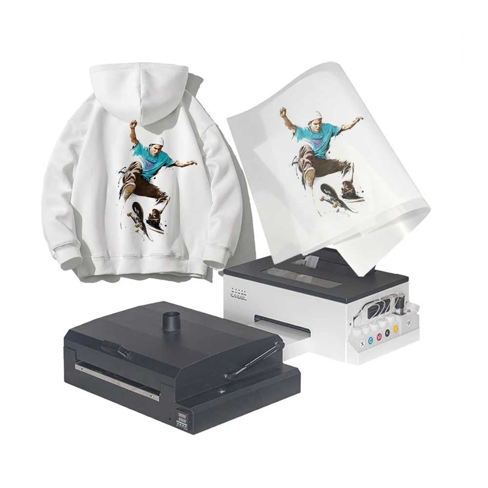 75U thickness dtf film 30cm 60cm heat transfer dtf pet film 60cm roll size pet film dtf high quality Double single side printing