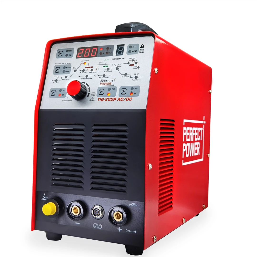 Сварочный аппарат TIG- 200P инвертор IGBT переменного тока портативный сварочный 220 В TIG AC DC