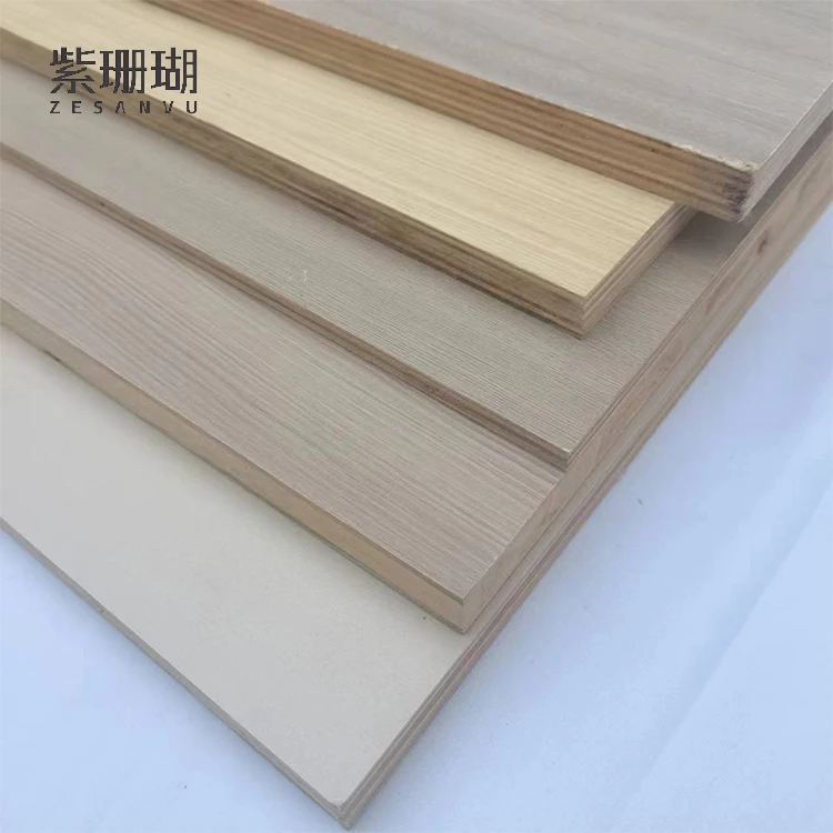 Hot selling commercial plywood 4x8ft 1.22*2.44m zebra laminated plywood kitchen cabinet furniture
