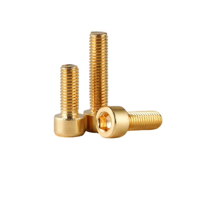 H62 brass cylinder head hexagon socket copper screw golden cup M3 ~ M6 hardware