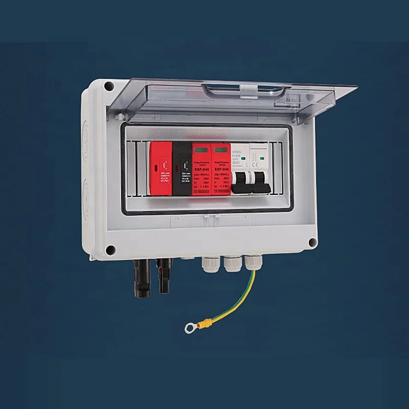 DC PV распределительная коробка с защитой от перенапряжения 1000V 800V 500V автоматическая защита молнии водонепроницаемая