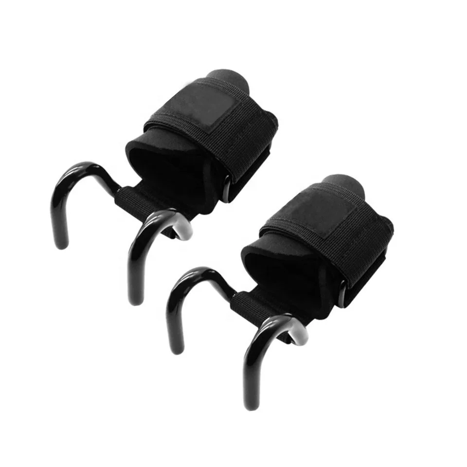 Weight Lifting Hook Hand Bar Wrist Straps Weightlifting Strength Training Hook Support