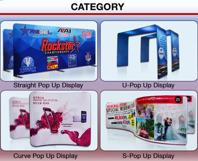 Rts Exhibition Portable 10 X 10 Expo Display Stand Trade Show Booth Counter 3X3 Exhibition Stand Tradeshow Booth