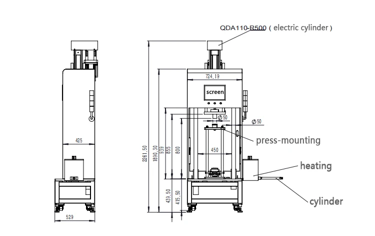 Automatic Single Column CNC High-precision Hydraulic Press Precision Fast Molding Machine