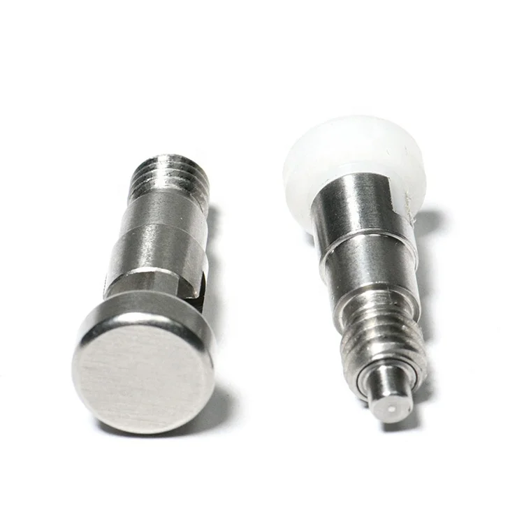 Stainless Steel Retractable Spring M10 M12 index pin Flat Head Lock Out Pull Konb Indexing Plunger