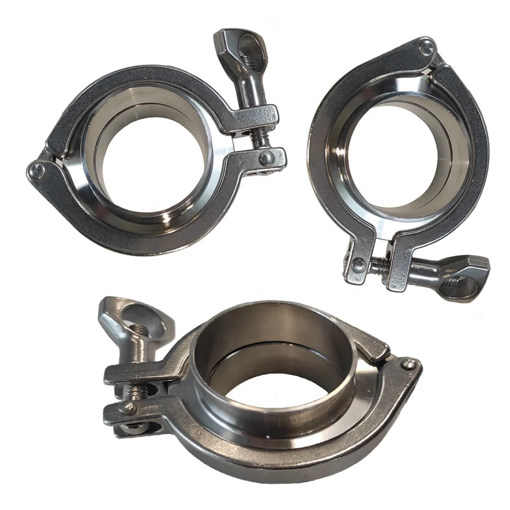 Precision Investment casting service single Pin Heavy Duty  sanitary clamps with wing nut