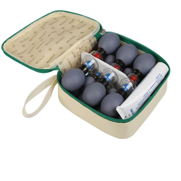 12 Cans haci magnetic cupping haci cupping Set Acupuncture Physical Therapy Magnetic Massage haci magnet cupping set