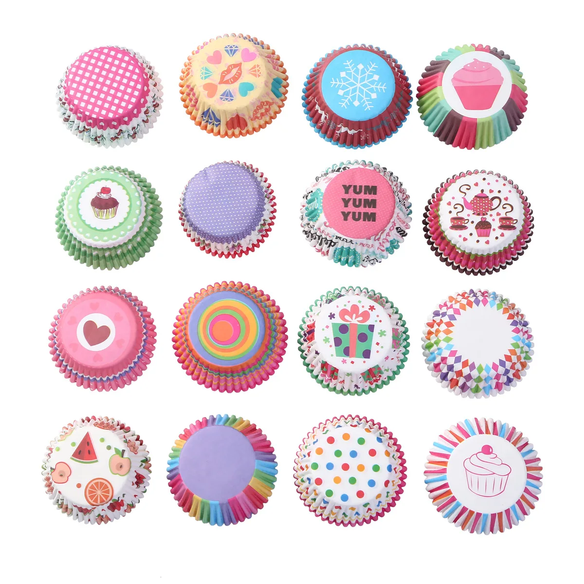 disposable Anti-oil heat resisting cupcake paper cup for baking oven