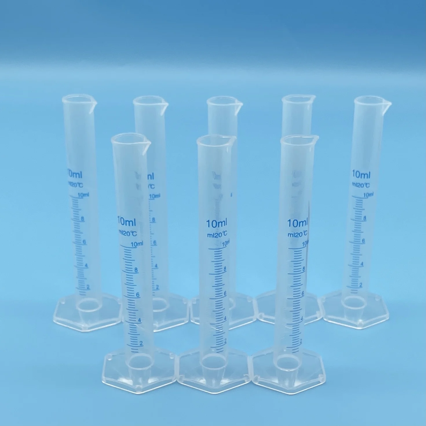 Lab Plastic Function of Measuring Cylinder High quality clear plastic measuring cup