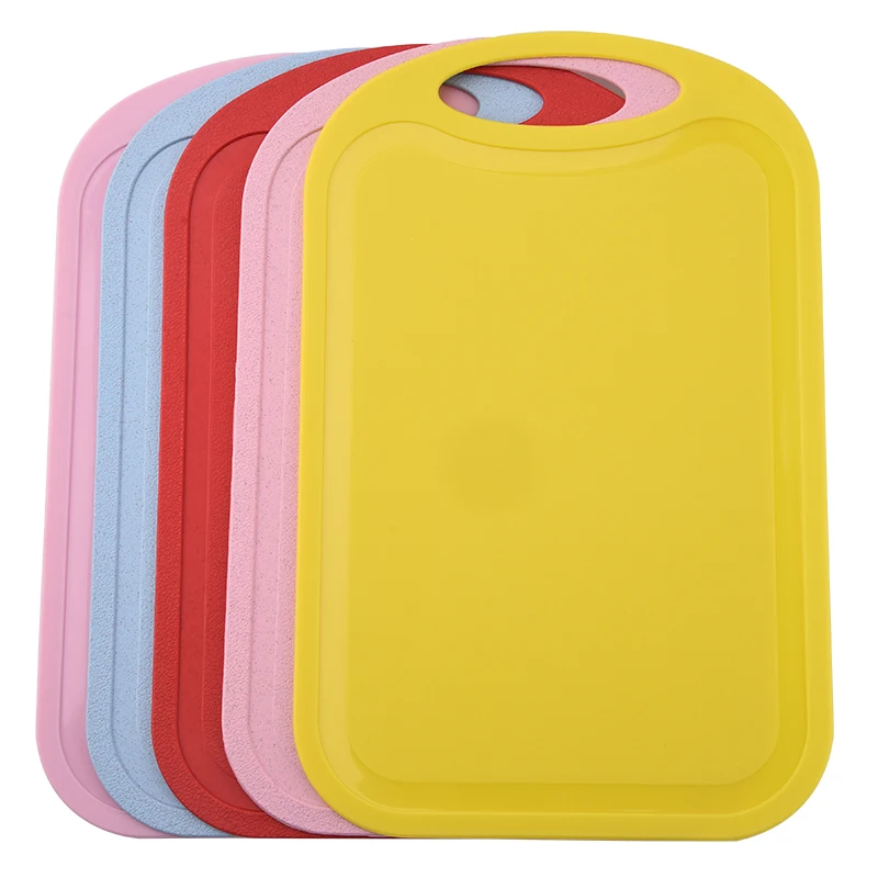 Легко моющаяся безопасная портативная пластиковая разделочная доска из пшеничной соломы