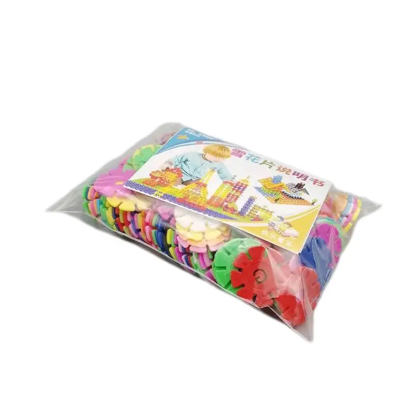 Magic Puzzle Bag 100 Pcs Educational Pre-school Toy for Kids High Quality Plastic Stick Brick Building Blocks Creative Play Time
