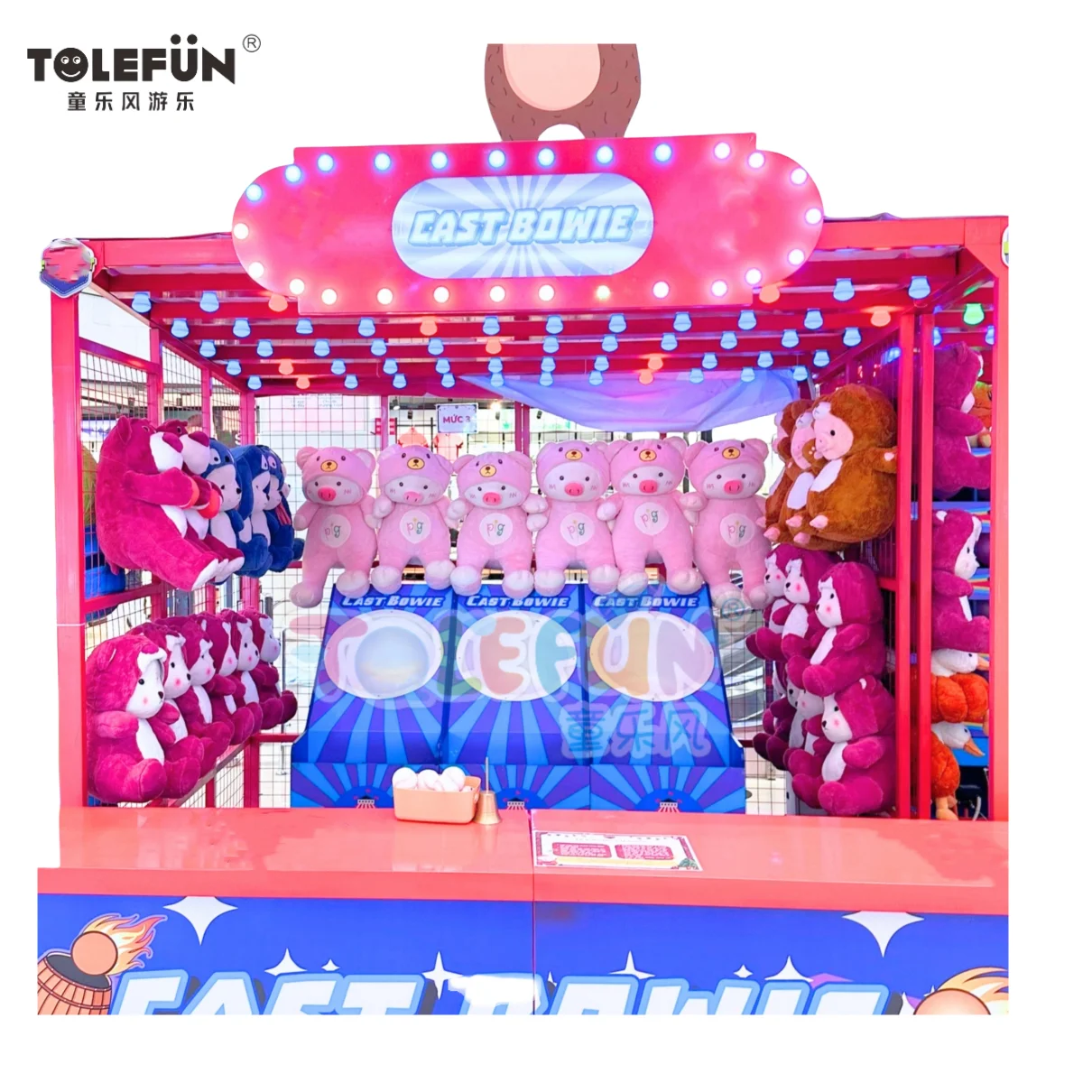 Tolefun Carnival Booth Game Machine, Amusement Park Game Machine, Indoor Carnival Amusement Park Game Booth For Sale