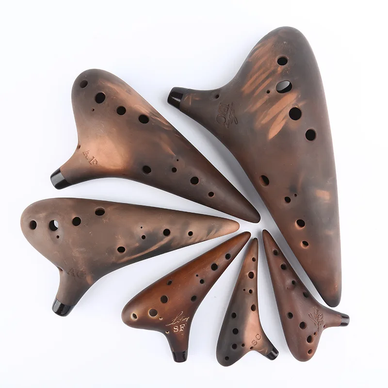 Новый скраб Ocarina 12 отверстий Ac Key Wind музыкальный инструмент для музыкальных любителей