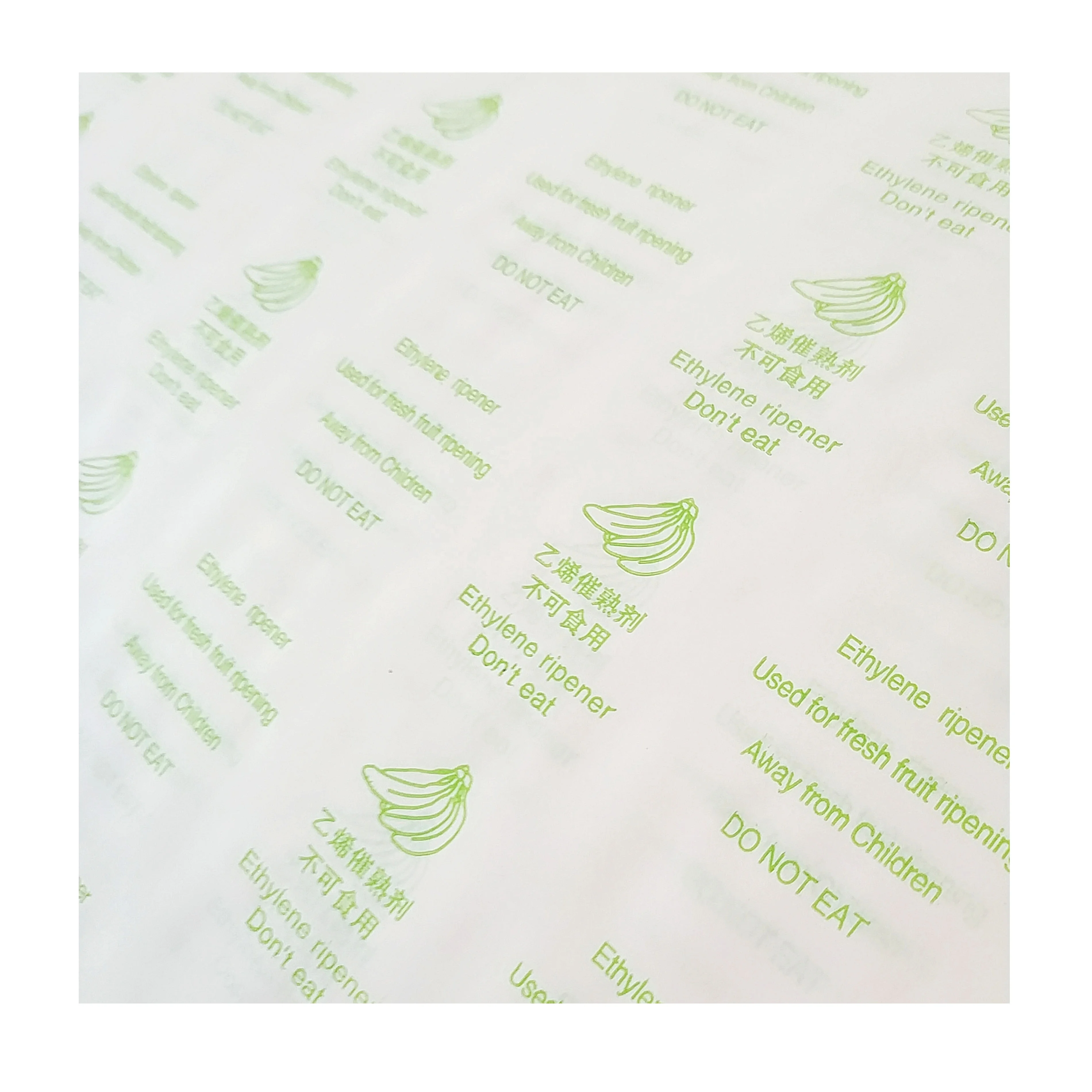Ethephon Packing Paper  Price Ethylene Ripening Mango Ripener Wrapping Paper