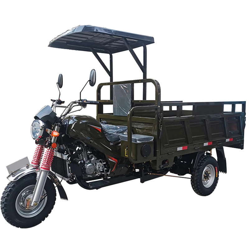 factory dual water cooled engines gasoline petrol motor motorized tricycle cargo motorcycle