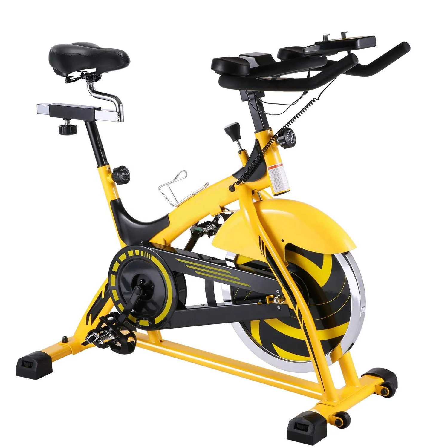 Indoor Exercise Spinning Bike Gym Equipment Newest Fitness Home Black Red Unisex Magnetic Spinning Bike