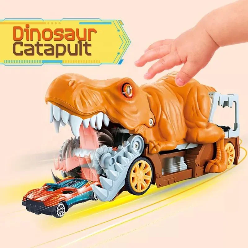 Senco dinosaur toy dinosaur slingshot alloy devouring car devour car dinosaur devour alloy car truck