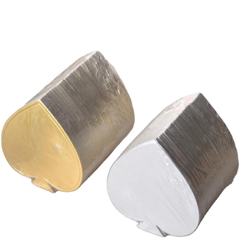 
100 шт. термоусадочная основа для торта в форме сердца, картонная доска, Золотая основа для Мусса для мини-тортов 