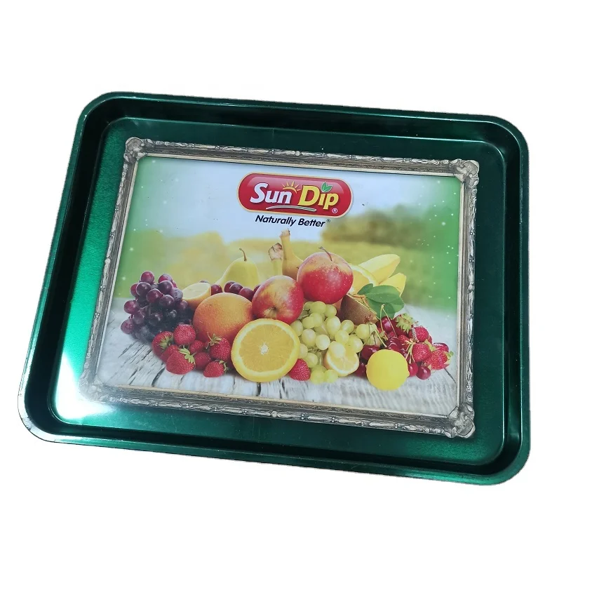 Wholesale Custom Metal Tin Roll Tray Tobacco China Smoking Tray Food Serving Tray
