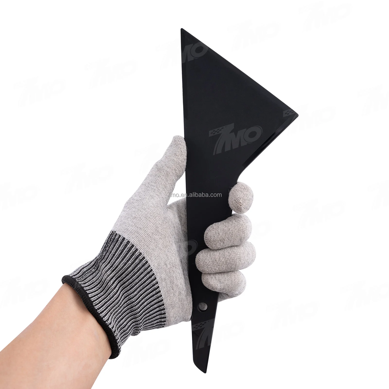 7mo High Quality Auto Film Installation Corner Reach Plastic Squeegee Window Film Wrapping Tools PPF Cleaning Squeegee