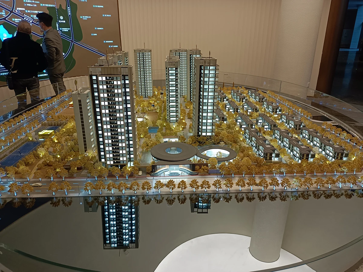 Interior Modern Design Real Estate Sand Table Architectural Building Scale Models For Sale