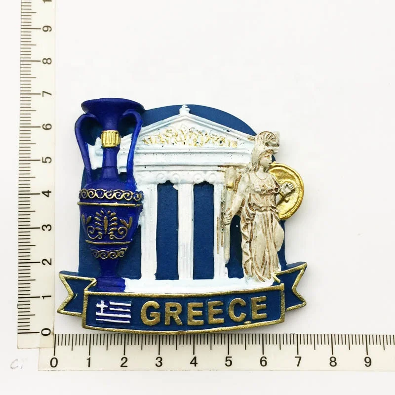 Greece Athens Customised Fridge Magnet Souvenir World City Souvenir Resin Fridge Magnetic