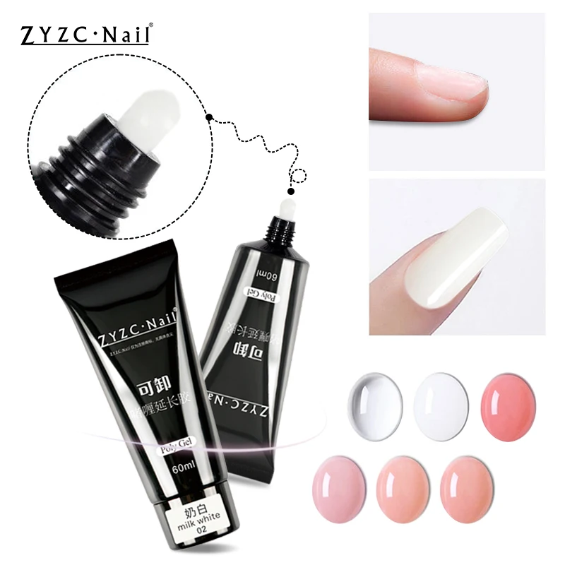 Quick Extension Acrylic Gel Varnish OEM Private Label Soak off Glitter Color Poly Nail Gel Polish
