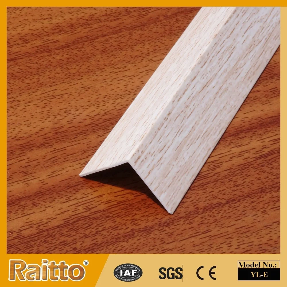 YL-E-15*15, RAITTO L shaped PVC Profile Wall Corner Protector for Interior decor