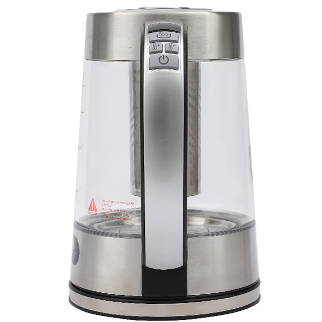 Home Appliance 1500w Fast Boil Cordless High Borosilicate glass electric Water kettle for tea