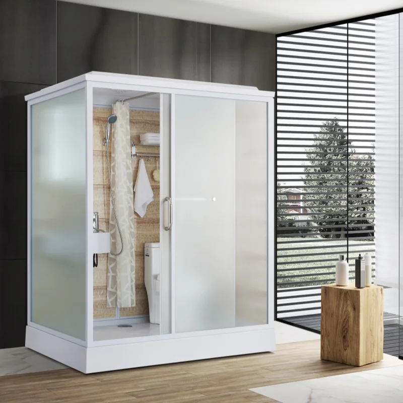 XNCP Hotel-Used Convenient Shower Cabin with Built-In Toilets Essential Sauna Room Accessories