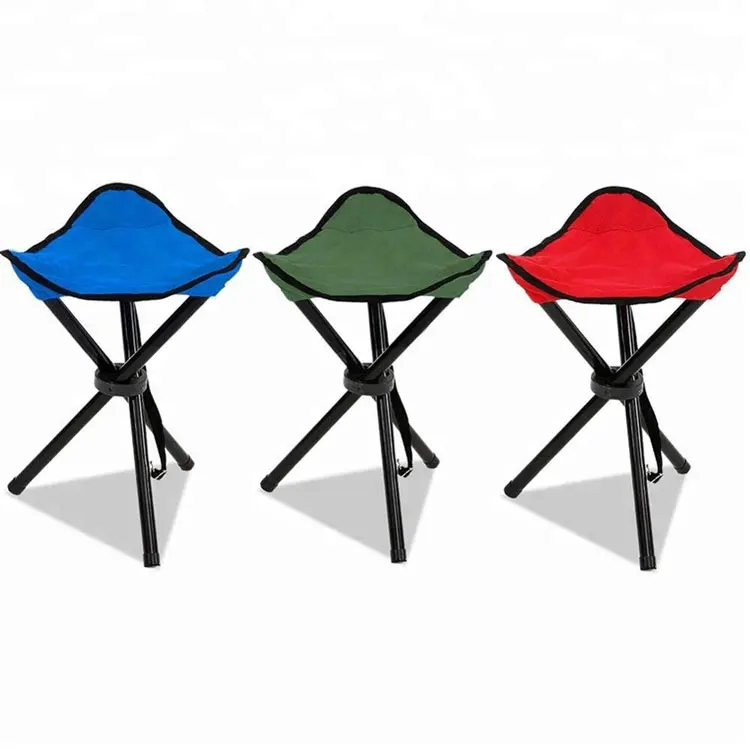 Wholesale Camping Folding Mini Fishing Stool Outdoor Lightweight Fishing Three-legged Stool
