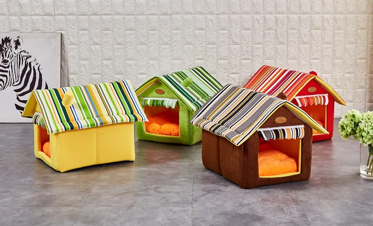 
Wholesale factory direct indoor Soft comfortable removeable warming pet dog cat house 