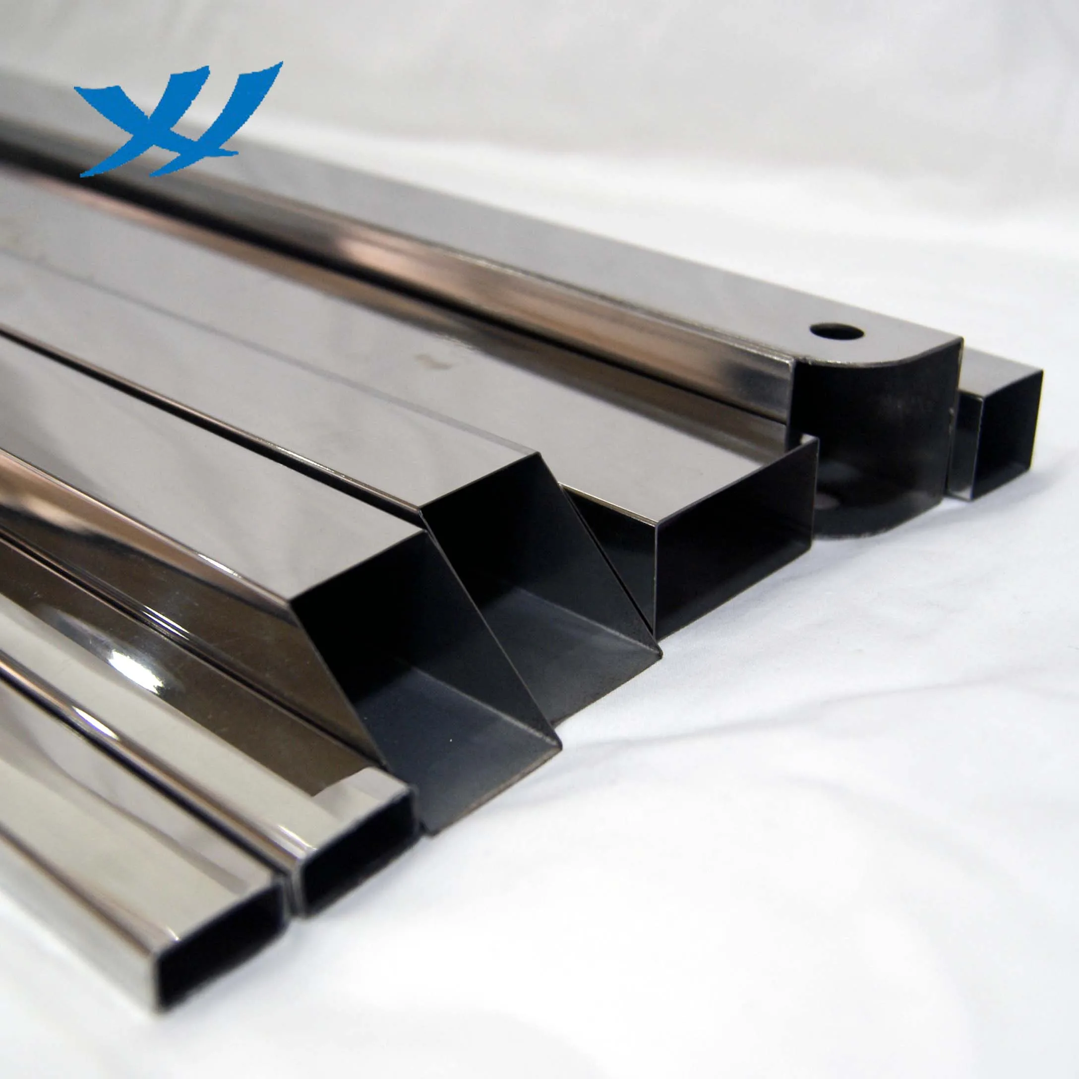 Factory direct custom stainless steel square tube 201 304 316 mirror polished decorative rectangular stainless steel tube