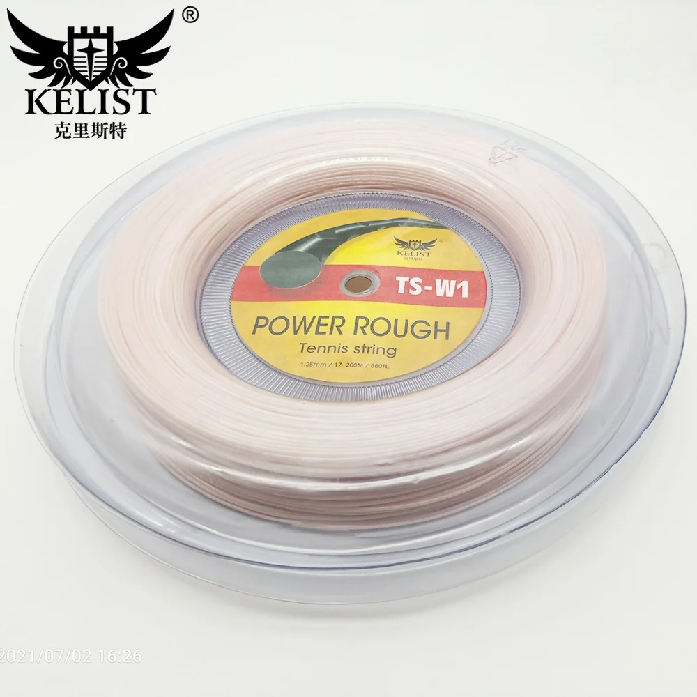 Factory High Quality Polyester Material Power Control Rough 1.25 200m Reel Tennis String With Best Price