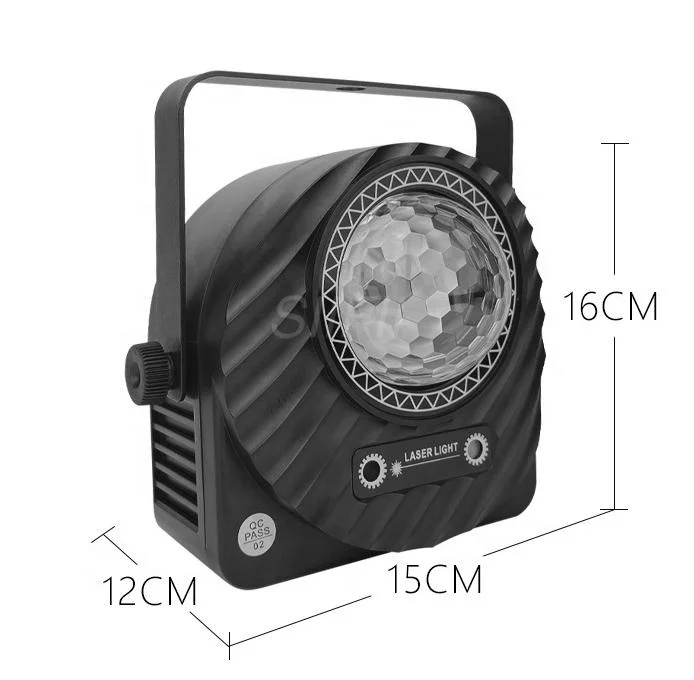 Baisun new  point shapes, patterns, water lines, auroras, circles RG  2 in 1 laser light with remote control stage bar light