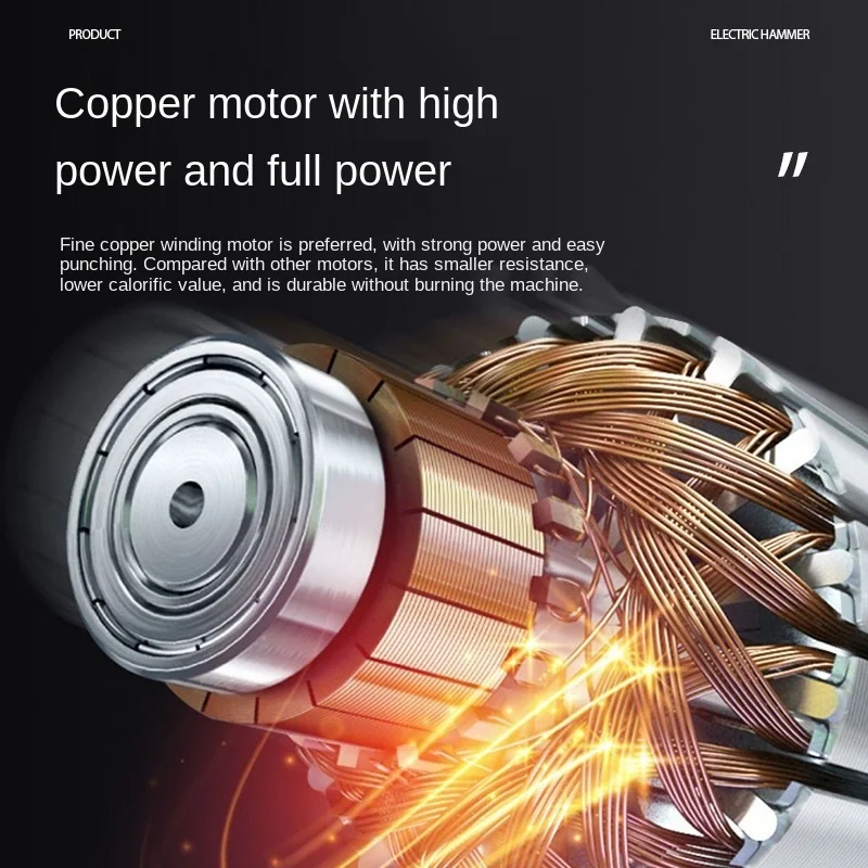 3 Functions portable Rotary Hammer Impact Drill 21v Electric Drill Rechargeable Power Tool For Makita Battery  power tool set