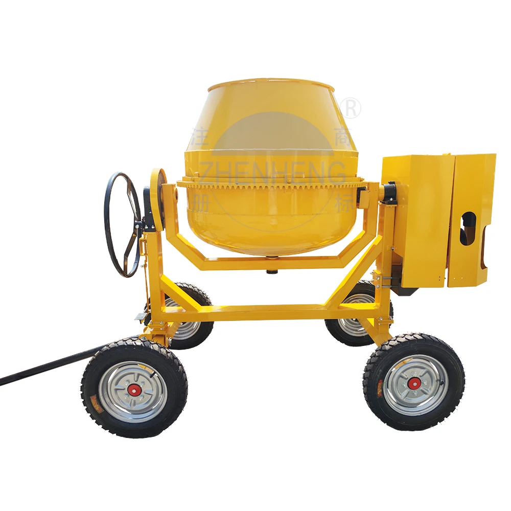 Betonera Mortar Mixers Hand Operated Manual 3 Bag Cement Petrol Electric Mixer Machine Concrete Block With Honda Engine
