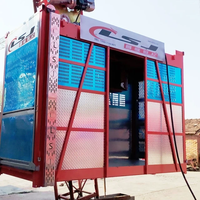 CLSJ Passenger Hoist Mast Section Construction Building Elevator Material Hoist Lift GJJ SC200/200