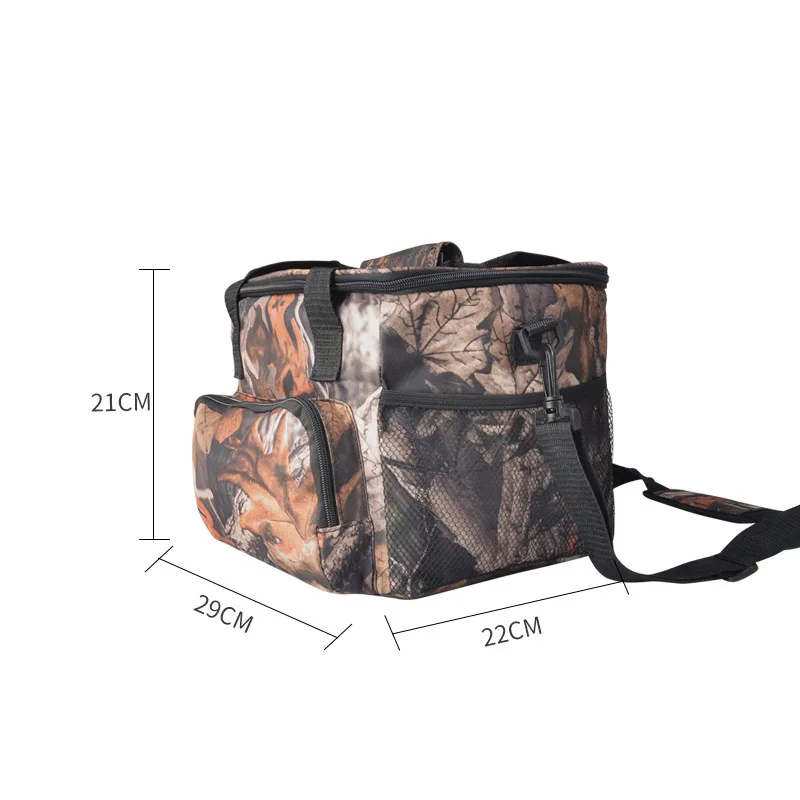 high quality Camouflage Polyester fabric food delivery Insulated Thermal Cooler Bag Picnic insulation Lunch Bag
