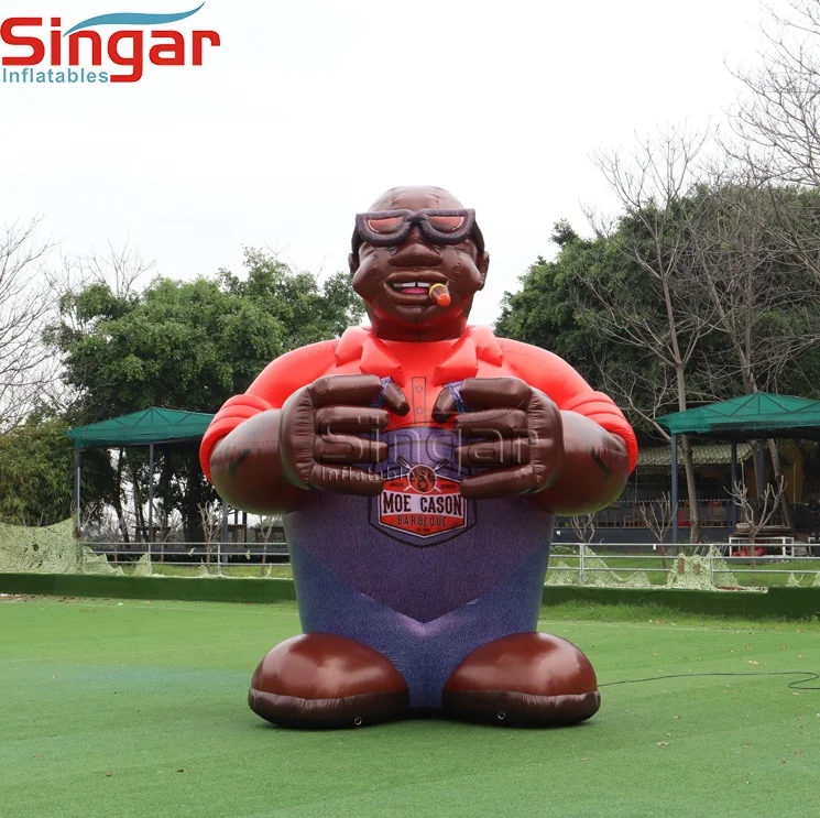 5m Tall Custom inflatable characters balloon model display giant inflatable custom people man advertising