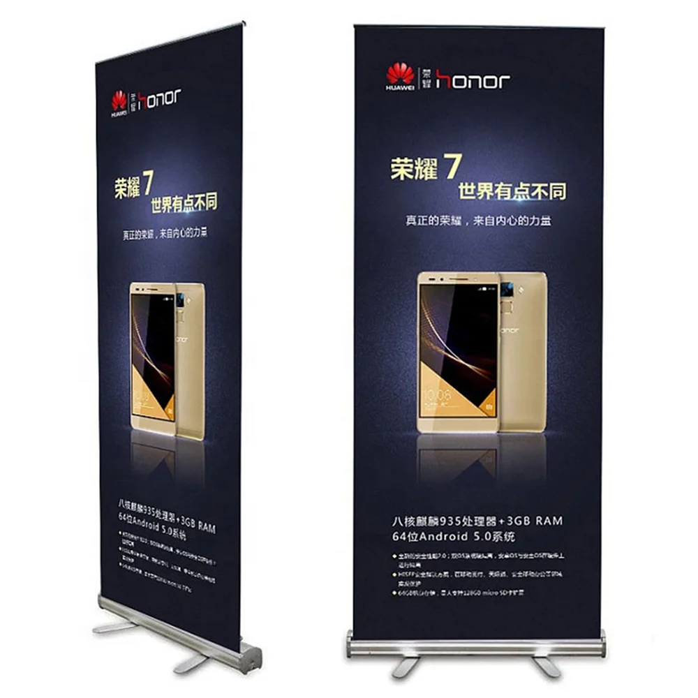 custom aluminum  stand pull up banner for advertising promotion roll-up banner POP UP DISPLAY