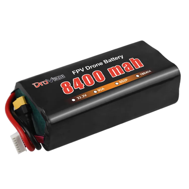 Аккумулятор DroView LIPO 8000 мАч 8400 6S1P 22 2 В 70C литий-полимерный литий-ионный аккумулятор для RC FPV Drone
