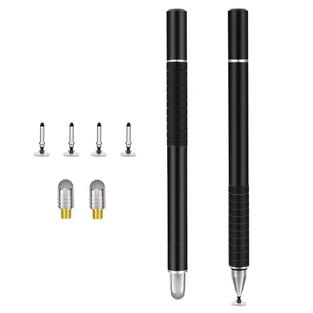 promotion ballpoint pen advertising personalize touch screen pen capacitive stylus with disk for tablet