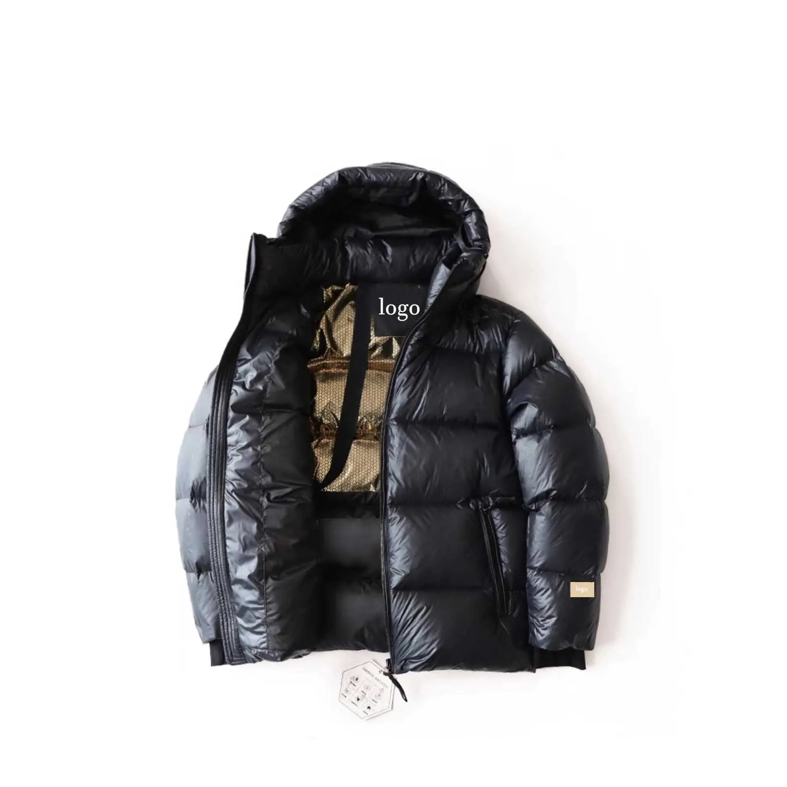 Mens Down Jacket Self Heating Down Jacket Jackets Short Couple Winter Clothes