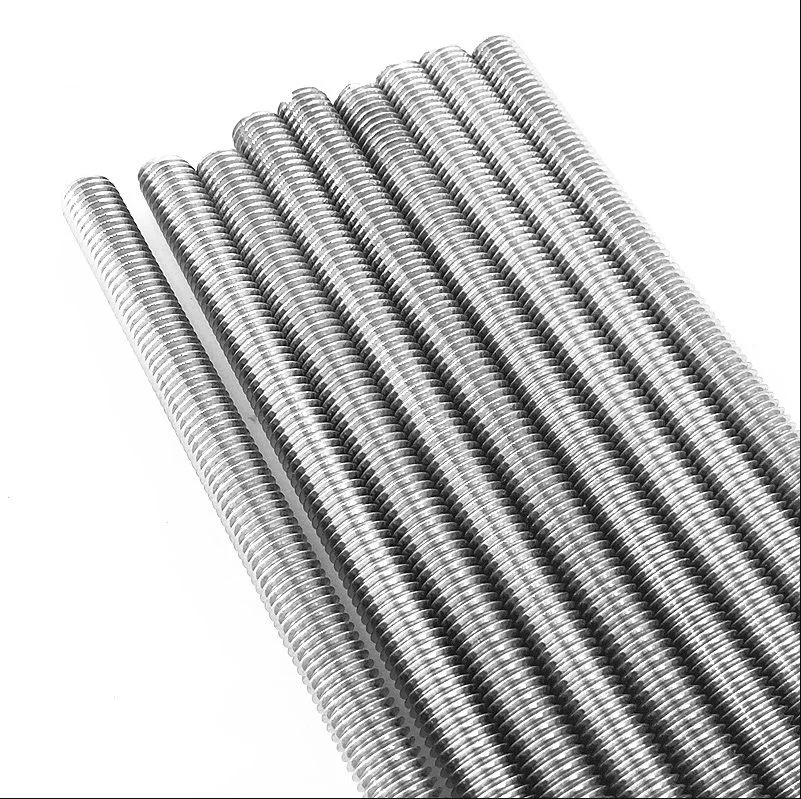 3mm 6mm 7mm 50mm m12 lomg stud stainless full threaded bar continuous screw thread rods steels double din 975 full threaded rods