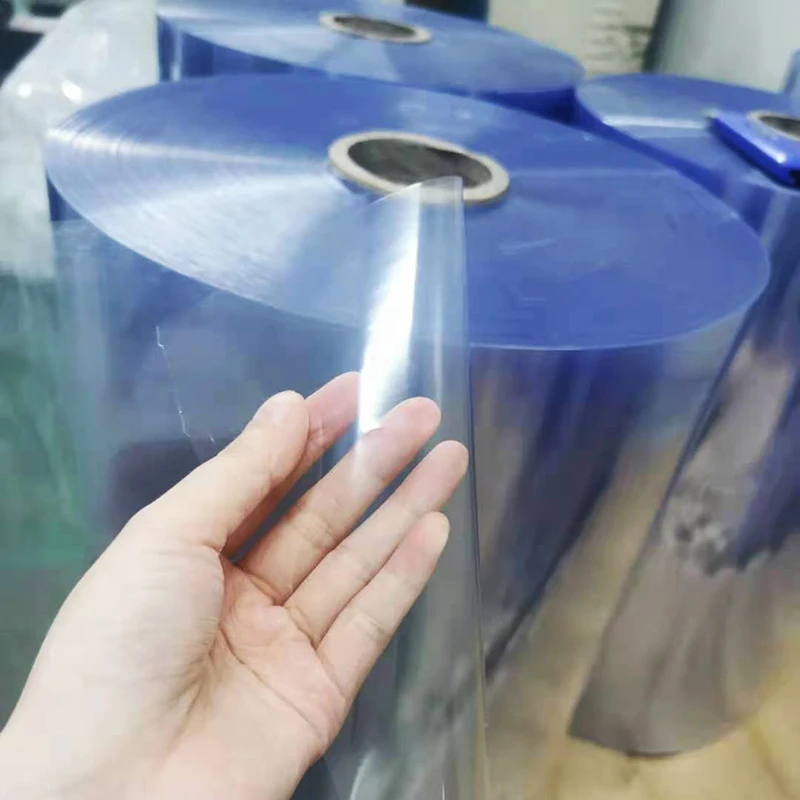 0.3mm 0.4mm 0.5mm 1mm Thick Rigid PVC Transparent Plastic Film PVC Roll