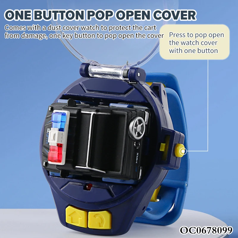Interesting rc 2.4 ghz boys mini wrist watch remote control car toy for kids