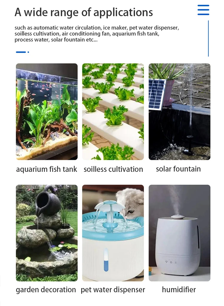 Wholesale 12V DC Submersible Water Pump For Camper Vans Magnetic Circulation Pump Brushless